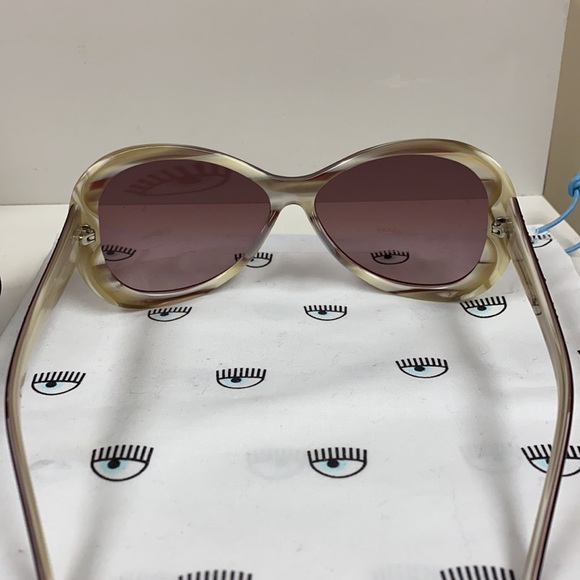 Judith Lieber61 MM Stunning Red Crystal Sunglasses Never Used main image 7